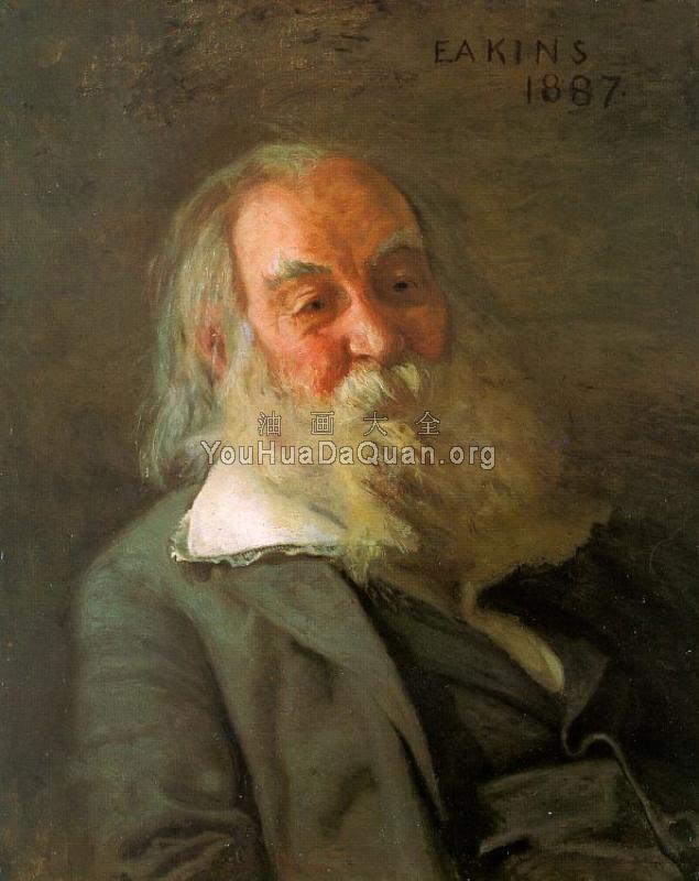 Portrait of Walt Whitman - 托马斯·伊肯斯